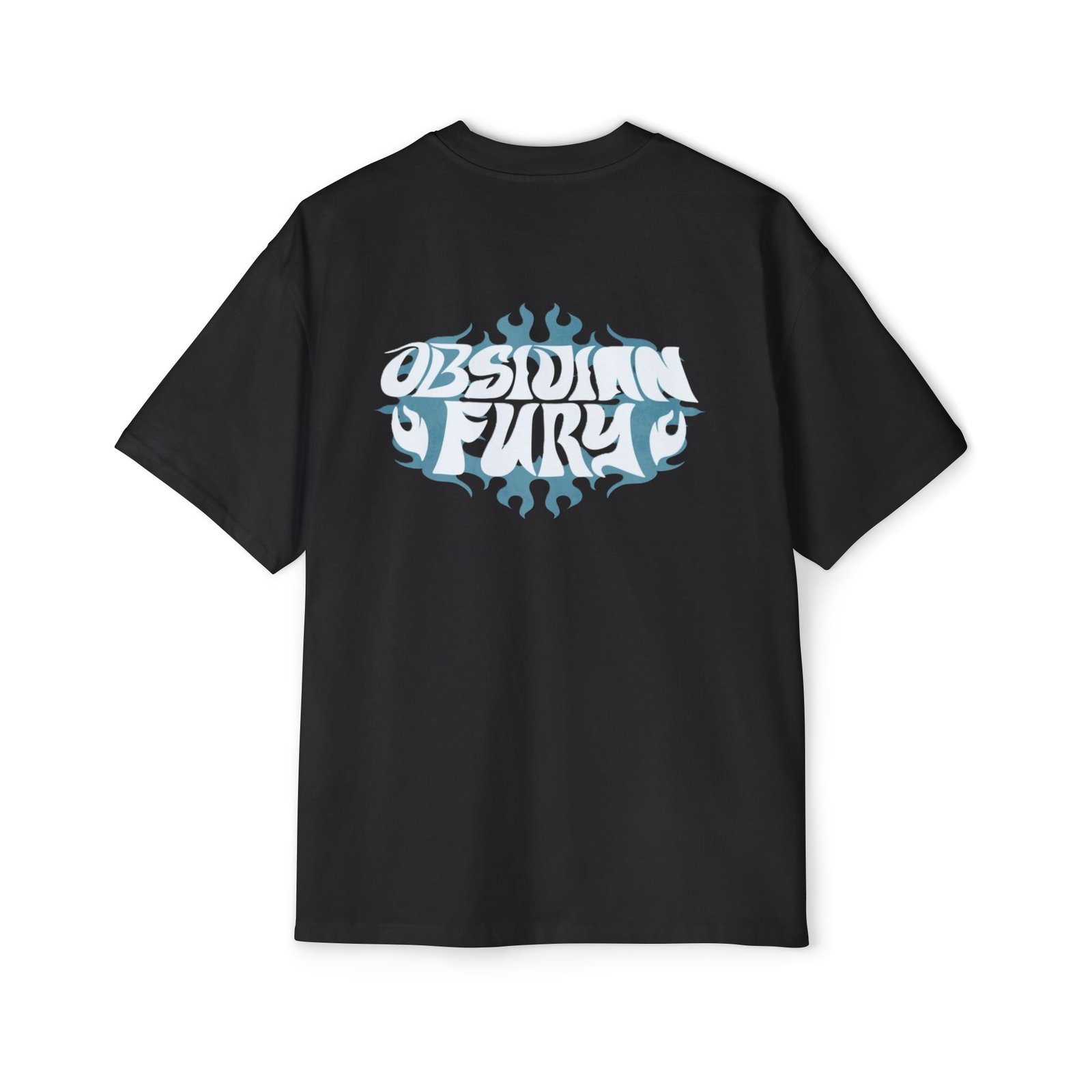 Blackout Obsidian Oversized Tee — Dapper Karachi streetwear alternate view
