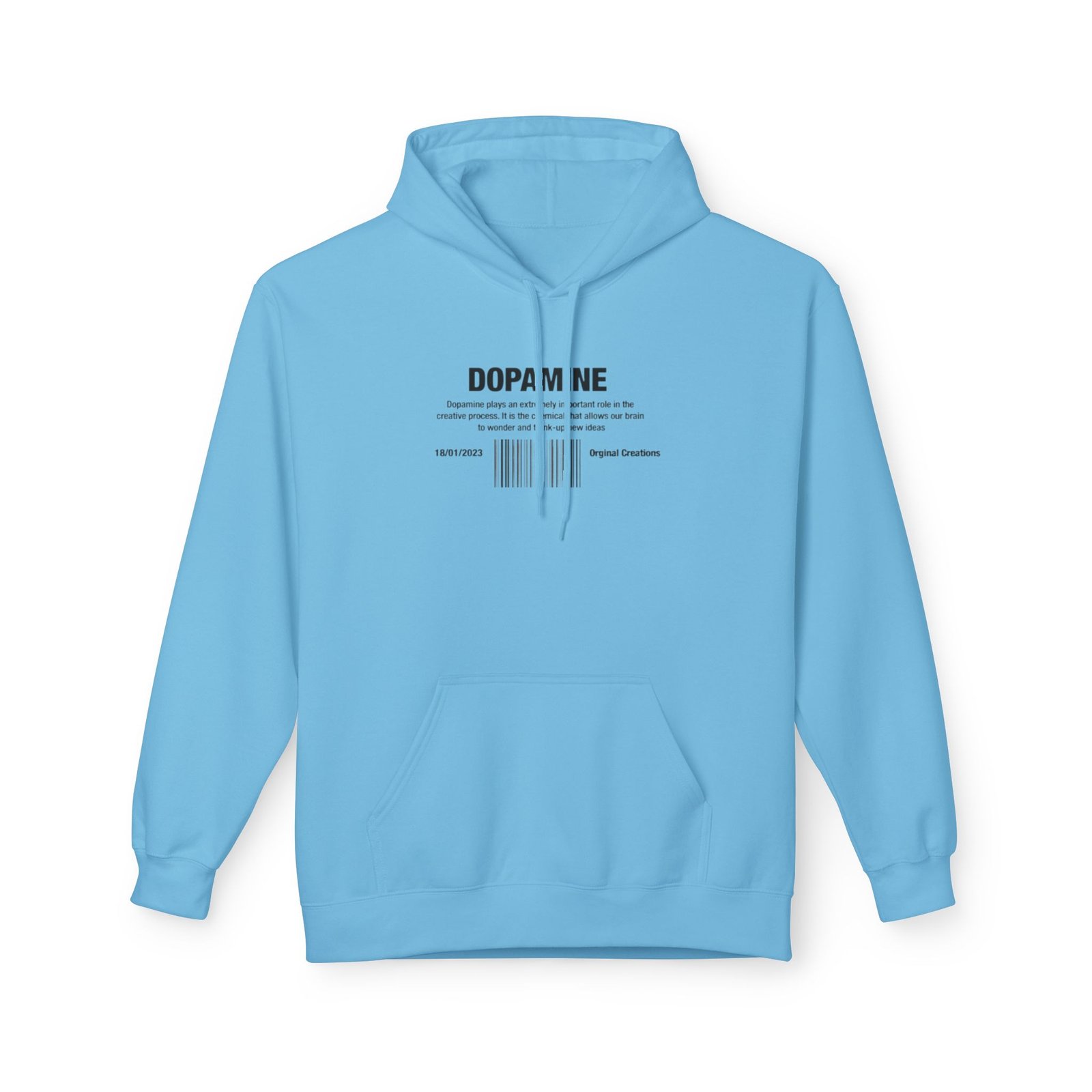 Light Blue Physical Touch Hoodie — Dapper Karachi streetwear