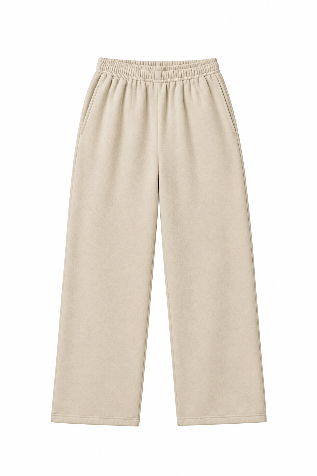 Dapper Beige Fleece Trouser — Dapper Karachi streetwear
