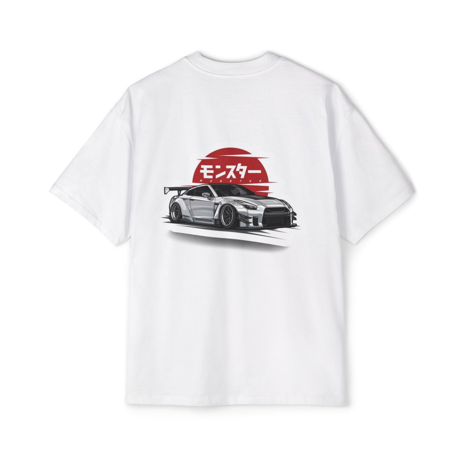 Whiteout GTR Oversized Tee — Dapper Karachi streetwear alternate view