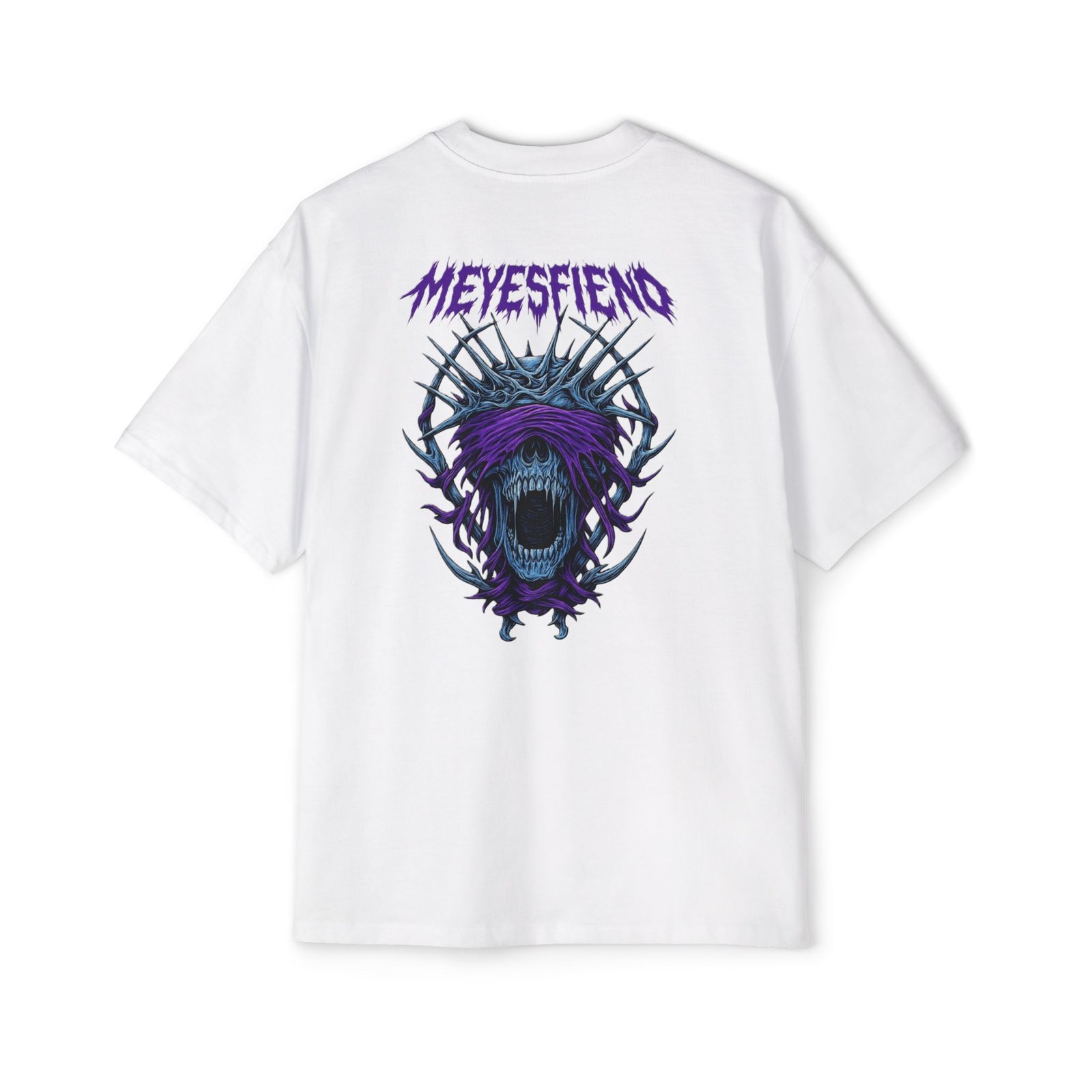Whiteout Meyesfieno Oversized Tee — Dapper Karachi streetwear alternate view
